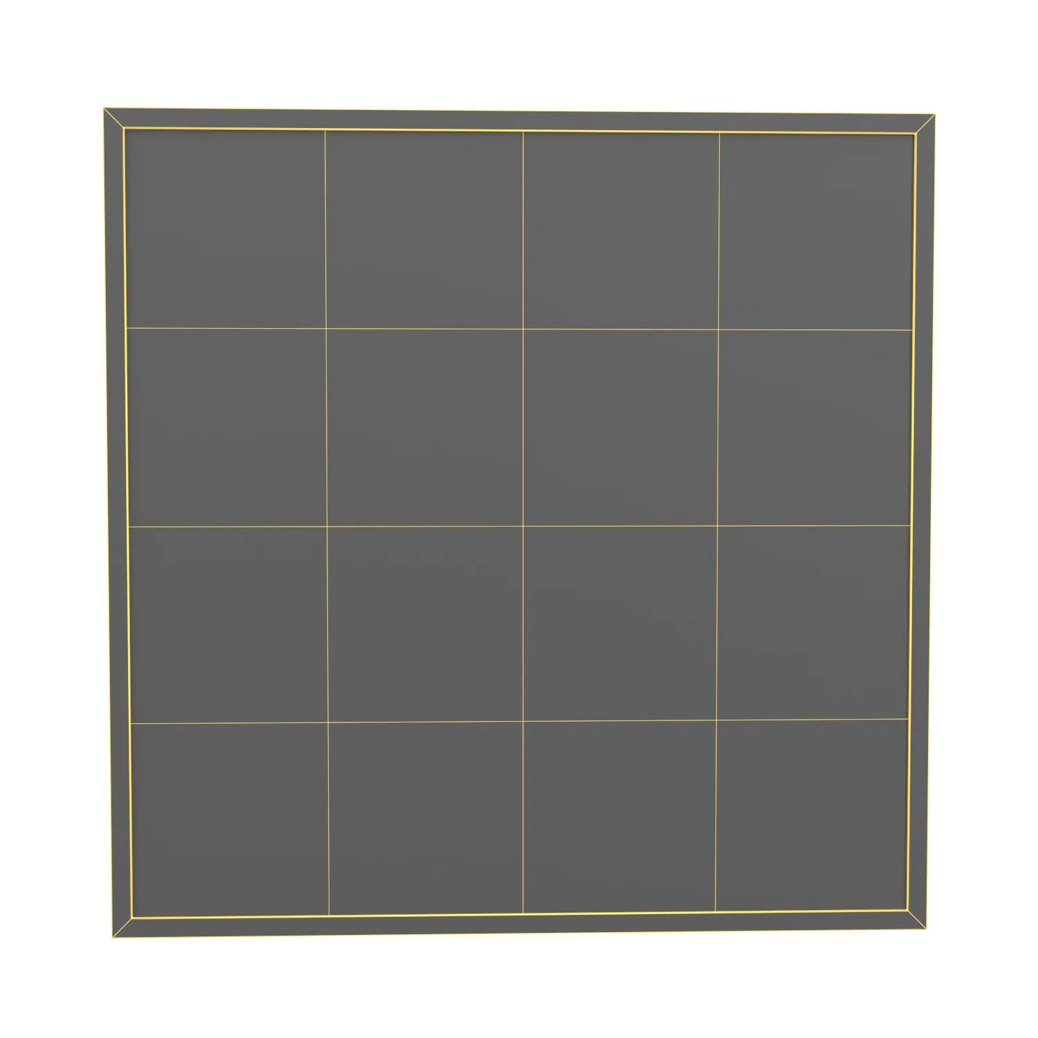 Uttermost Wall Decor Sandara Black And Gold Shadow Box PBR 3D Model_07